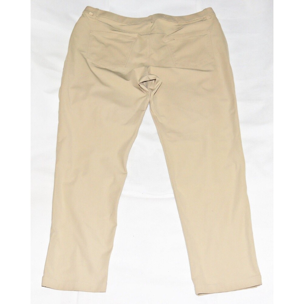 Lululemon ABC Classic‎ Fit Warpstreme LM5AQ9S Men's Beige Pants Size 38 - Picture 4 of 12